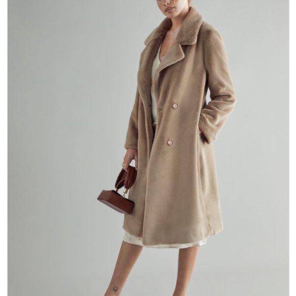 reformation hank coat